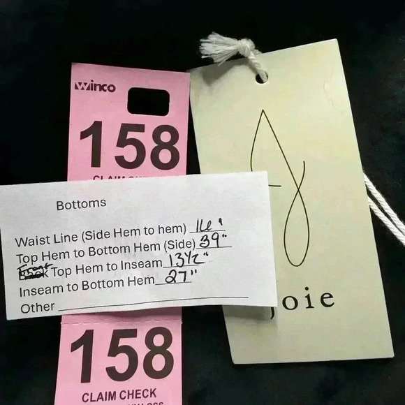 NWT Joie Womens Large Black Cargo Jogger Utility Tech Gorpcore Grunge Pants - Picture 14 of 14